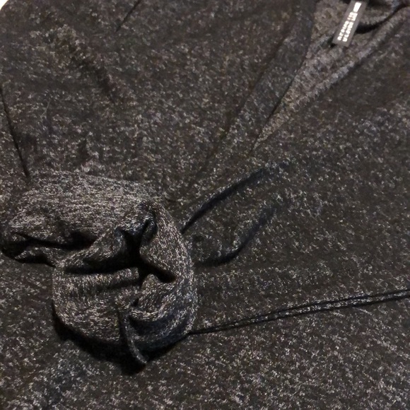 Gunmetal Marled Longline Cardigan - Picture 4 of 4